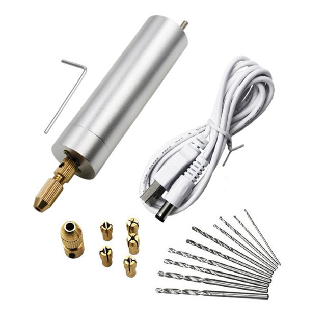BTOER Mini Meuleuse Électrique pour Meulage et Polissage Ensemble de Stylos de Gravure pour Perceuse Électrique