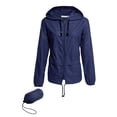 thumbnail image 2 of Tejiojio Clearance Rollbacks Women Long Sleeve Solid Thin Skinsuits Hooded Zipper Casual Sport Coat, 2 of 5
