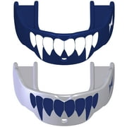 Tapout Battle Fang Mouthguard 2-Pack - Adult - Blue/White and White/Blue