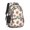 Sunflower and Bud, variant on Sunflower and Bud White Pattern Cute School Backpack Bag with Padded Back and Adjustable Shoulder Straps 16.9 X 12.6 X 5.9 Inches