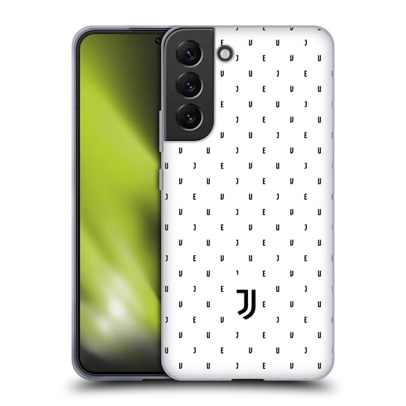 Head Case Designs Officially Licensed Juventus Football Club Lifestyle 2 White Logo Type Pattern Soft Gel Case Compatible with Samsung Galaxy S22+ 5G