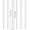 thumbnail image 2 of xianyou-24 Pieces Humidifier Sticks Filter Refill Mini Air Diffuser Pure Cotton Wicks Refill Humidifiers Filter Sticks Wicks for Small Portable Humidifier Diffuser in Office Bedroom Home(7.87 Inches), 2 of 4