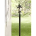 thumbnail image 3 of John Timberland Modern Outdoor Direct Burial Post Light Pole Black Die-Cast Metal 84" for Post Garden Yard, 3 of 5