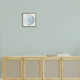thumbnail image 2 of Nautical Sea Life Round Shell Animals & Insects Graphic Art Black Framed Art Print Wall Art, 2 of 7