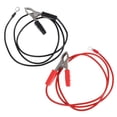 thumbnail image 3 of IBASETOY 2Pcs Jumper Cables Clamps Rubber Copper Assorted Color Car Battery Outdoor Use, 3 of 6