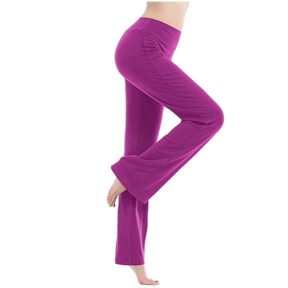 TAGOLD Womens Yoga Long Pants,Women's Loose High Waist Wide Leg Pants Workout Out Leggings Casual Trousers Yoga Gym Pants