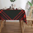 thumbnail image 3 of Rectangle Table Cloth, Antique Menzies Hunting Clan Tartan Plaid Pattern Resistant Washable Tablecloth Decorative Table Cover for Dining, Indoor and Outdoor, 3 of 6