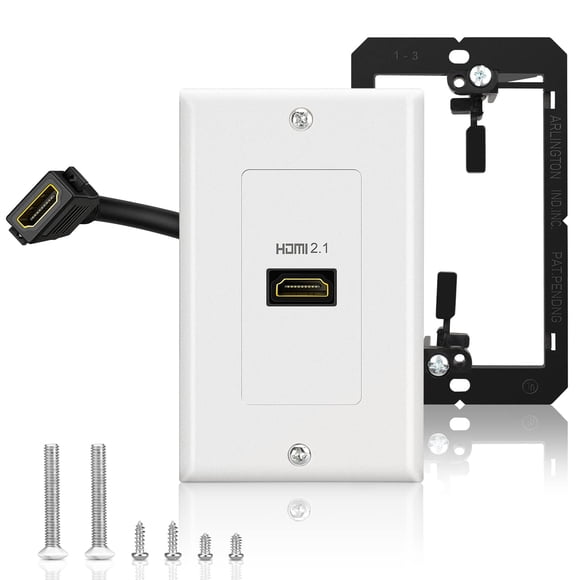 Placa de pared HDMI 2.1 ELECTOP 8K HDMI Pass Through 48 Gbps