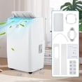 thumbnail image 2 of Portable Air Conditioner 14,000 BTU, 3-in-1 AC with Dehumidifier, Fan & Sleep Mode, Cools Rooms Up to 750 Sq.Ft., Remote Control, 24H Timer, Easy Window Install, Quiet Operation，White, 2 of 9