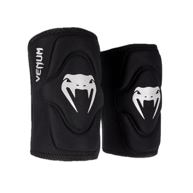 Rodilleras Venum Gel Kontact Negro/Plata Talla XS