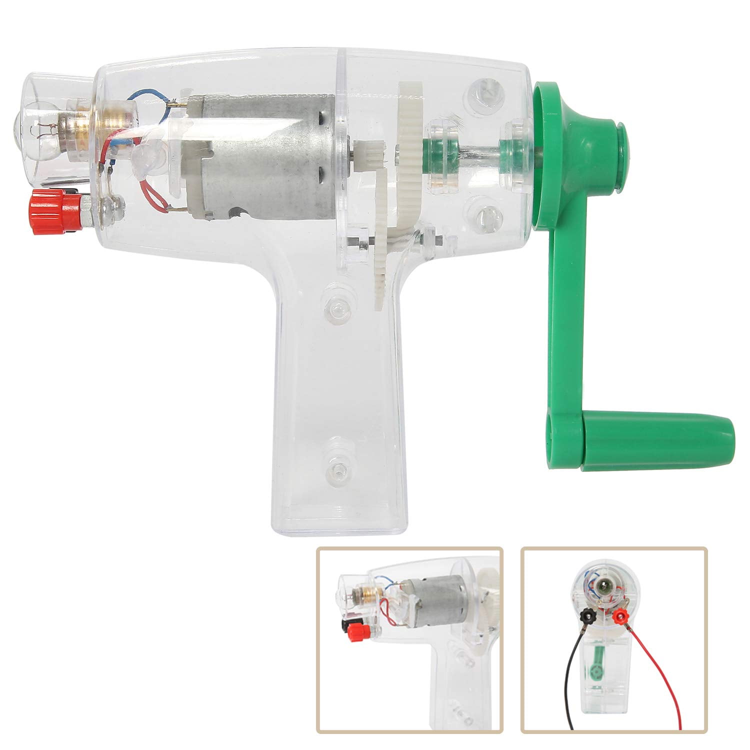 Yaegarden Manual Crank Generator Emergency Hand Crank Driven