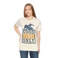thumbnail image 6 of Good Vibes Only Unisex Bella + Canva Jersey Short Sleeve Tee, 6 of 12