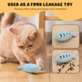 thumbnail image 2 of Fish Shape Cat Toys, 3 Pcs Food-Grade Silicone Kicker for Indoor Cats, Could Be Filled with Catnip or Cat Food, Interactive Toys for Kittens and Adult Cats, 2 of 7