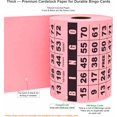 thumbnail image 2 of Cartones de bingo Carewon 250, 4,5 x 4,5 cm, papel rosa, 2 of 7