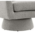 thumbnail image 6 of Modway Astral Upholstered Modern Boucle Fabric Swivel Chair in Taupe, 6 of 9