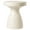 Terrazzo White, variant on LeisureMod 16" Wide Round Side Table in Fiberstone with Hourglass Pedestal Design for Indoor and Outdoor Use Wisp Collection in Terrazzo White