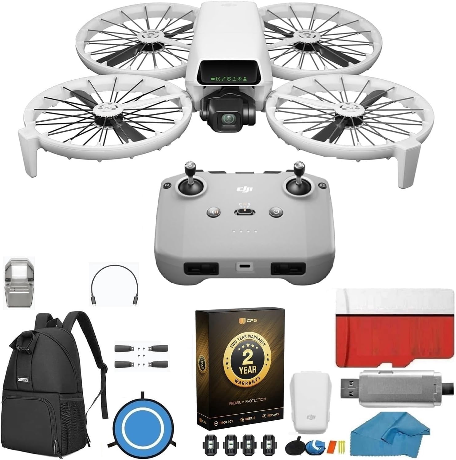 DJI, Mini 2 Fly More Combo, Ultralight Foldable Drone, 4K Camera