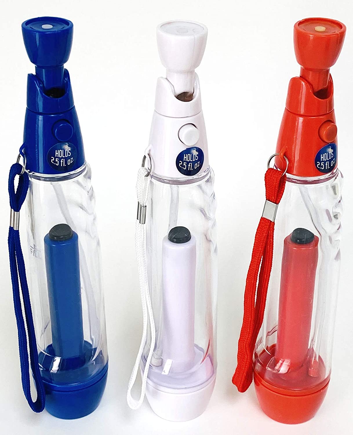 3 Water Mister Sprayer Patriotic USA colors Red White & Blue