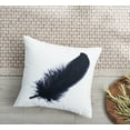 thumbnail image 5 of Ada Home Decor Decorative Square Throw Pillow, 16" x 16" Feather Printed, 5 of 6