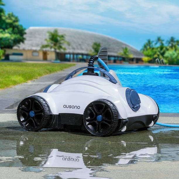 Ausono HJ1008 150W Robotic Automatic Pool Vacuum Cleaner for Above