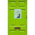 thumbnail image 2 of Carolines Treasures BB7595DS1216 Welcome Friends Black Labrador Retriever Wall or Door Hanging Prints 12x16 multicolor, 2 of 2