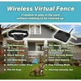 thumbnail image 3 of Belita Amy Wireless Dog Fence with Remote Training Collar for Large Dogs, Black, 3 of 6