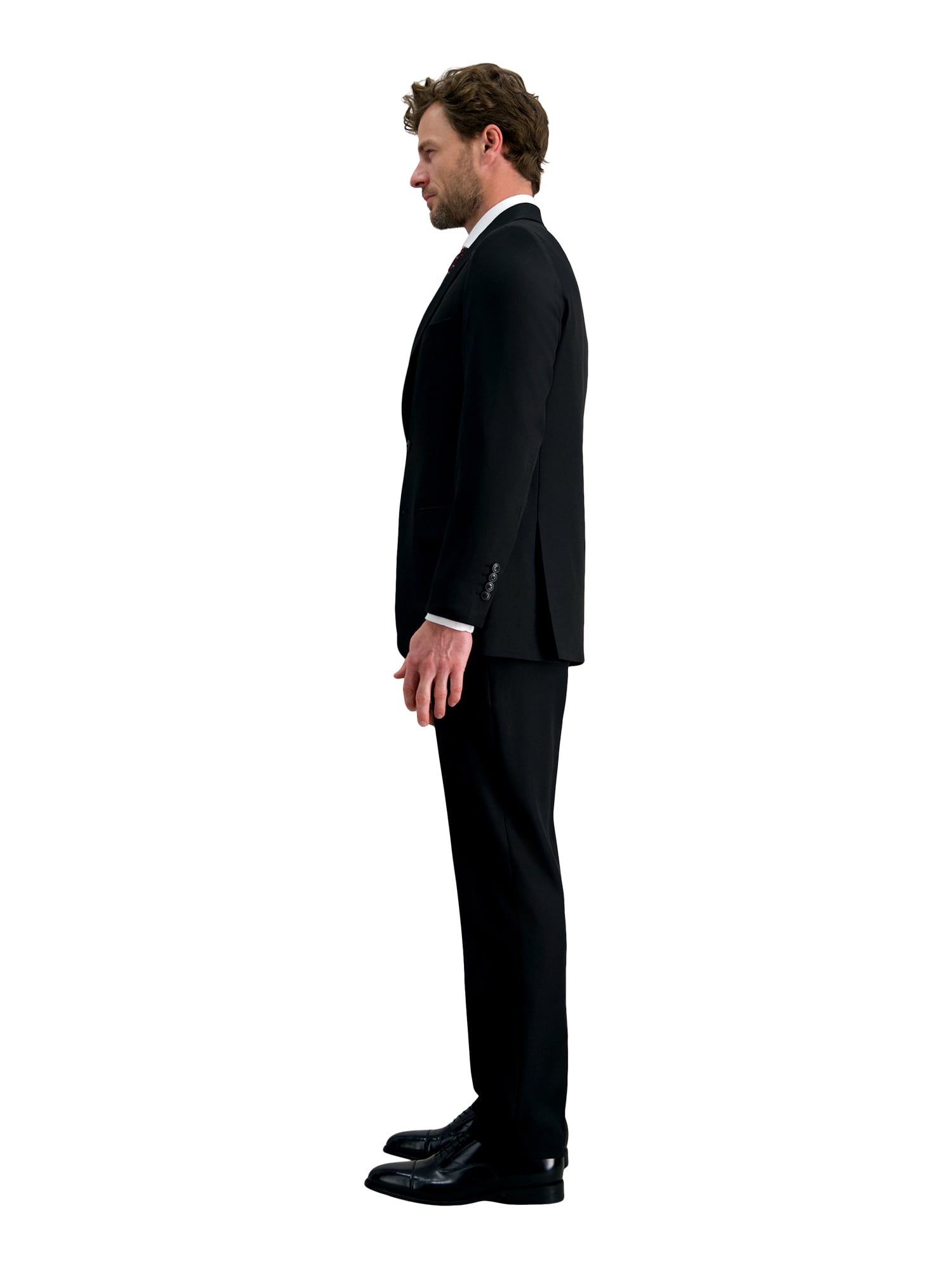 George Men's Comfort Stretch Suit Separates Pant, Straight Fit 30-54 Waist Size Range
