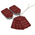 thumbnail image 3 of Inkdotpot 100 Pack Happy Diwali Favor Paper Tags Craft Real Rose Gold Foil Hang Tag, 3 of 6