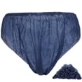 thumbnail image 3 of Disposable Underwear, Water Blocking Unisex 20pcs Blue Breathable Underpants  For, 3 of 8