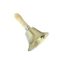 thumbnail image 3 of fastboy Copper Hand Bell with Wooden Handle, 3 of 9