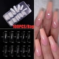 thumbnail image 3 of 100 piezas de uñas postizas, uñas acrílicas, puntas de cobertura completa, manicura de ataúd, bailarina, Gel UV, Kit de uñas acrílicas, herramienta falsa Zhivalor HMHZ191-2, 3 of 4