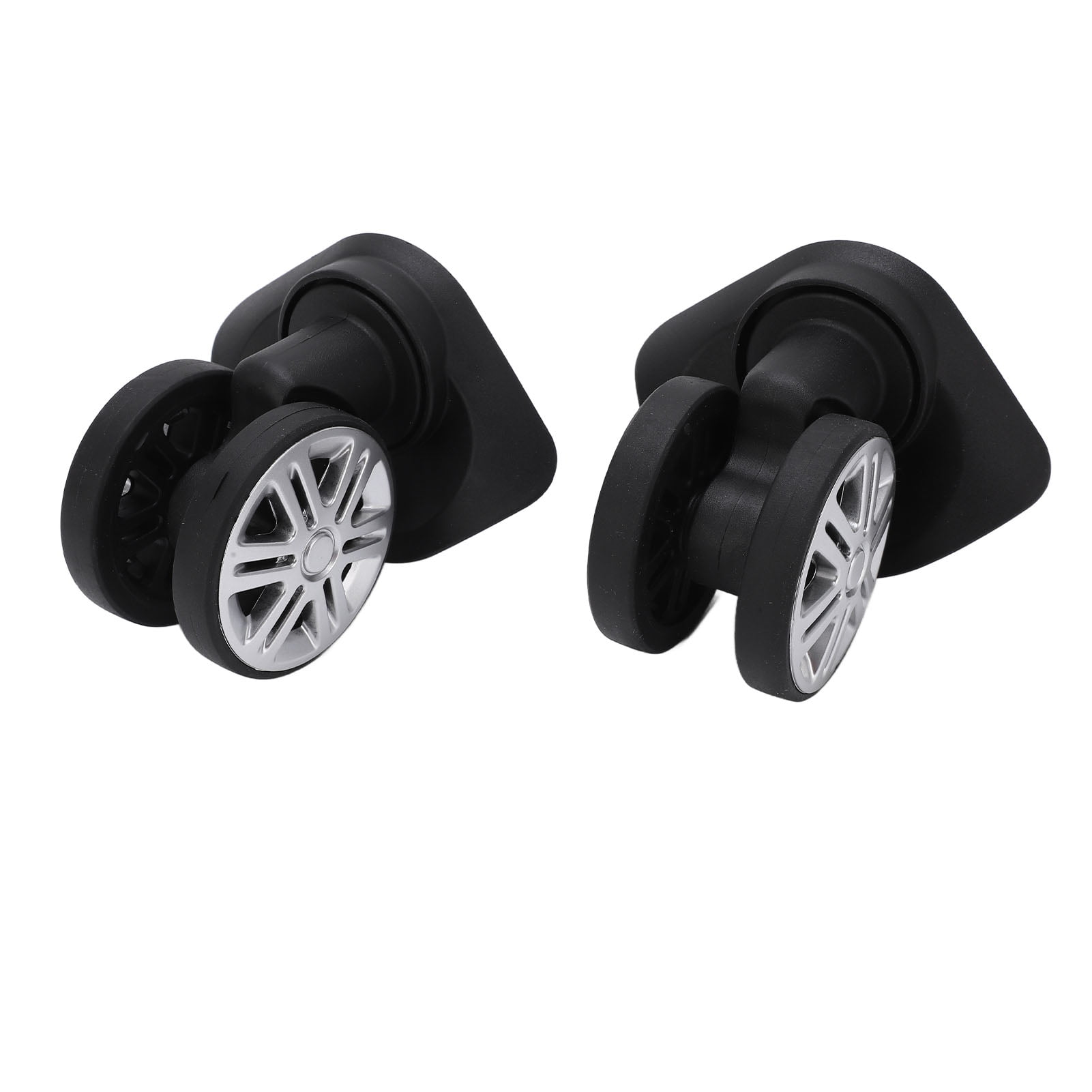 Rhinenet Luggage Suitcase Wheels Replacement Swivel Universal Trolley Wheel 2 Sets of Casters 55mmx15mmx6mm