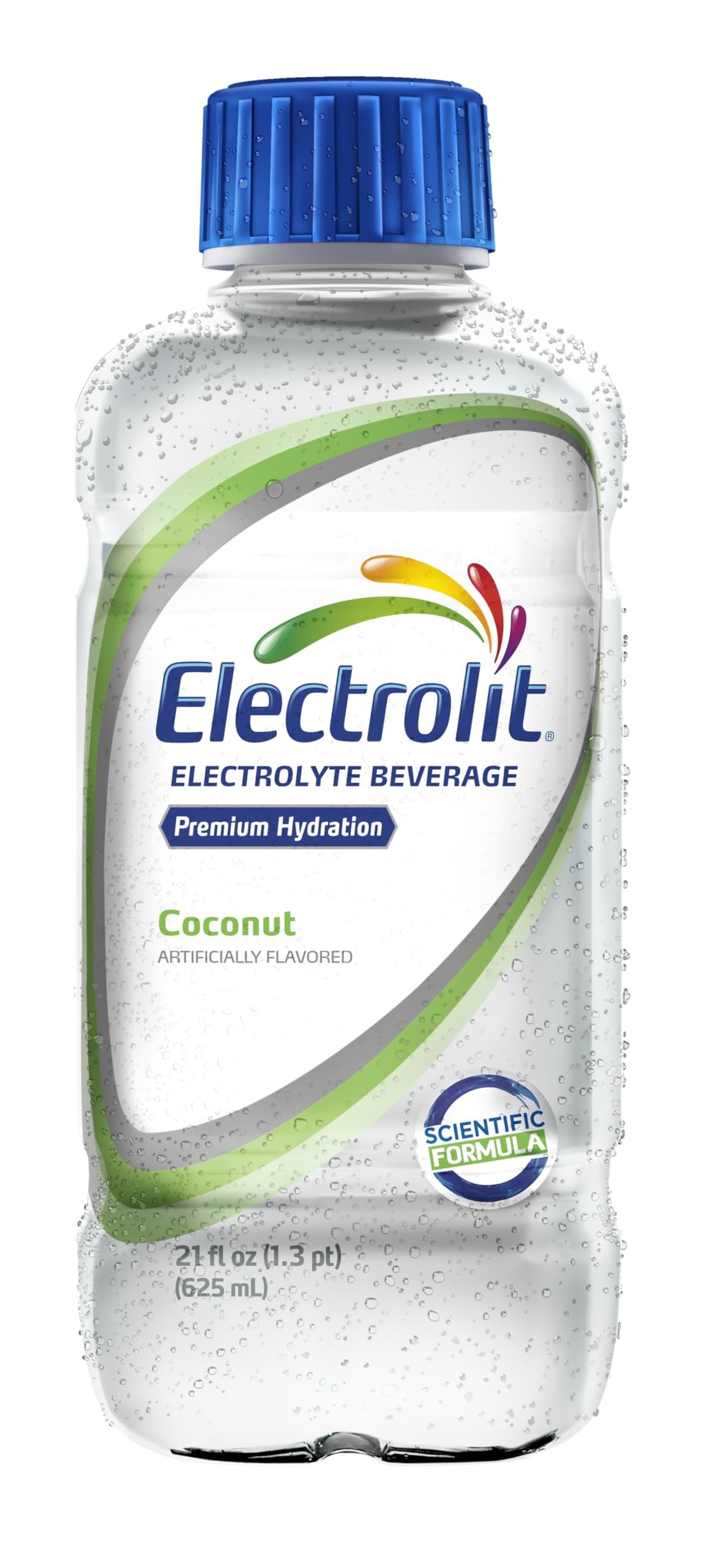 Electrolit, Electrolyte Beverage, Coconut, 21 Fl Oz bottle (Pack of 12)