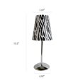 thumbnail image 4 of Limelights LT3024-ZBA Mini Lampe de Table, Zèbre, 4 of 4