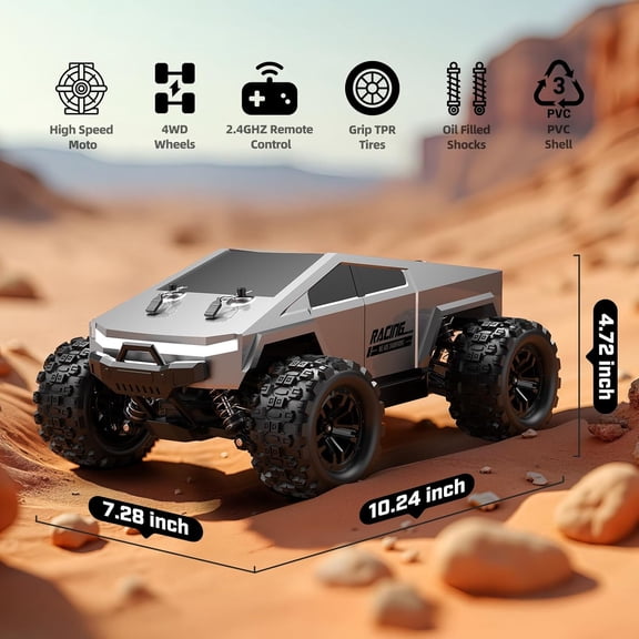 1:18 Fast RC Car 40 KPH High Speed 4X4 Remote Control Monster Truck