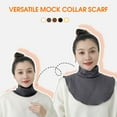 thumbnail image 2 of SharkTRUE Versatile Mock Collar Scarf, Interior Sunscreen Neck Collar Protection, 2 of 8