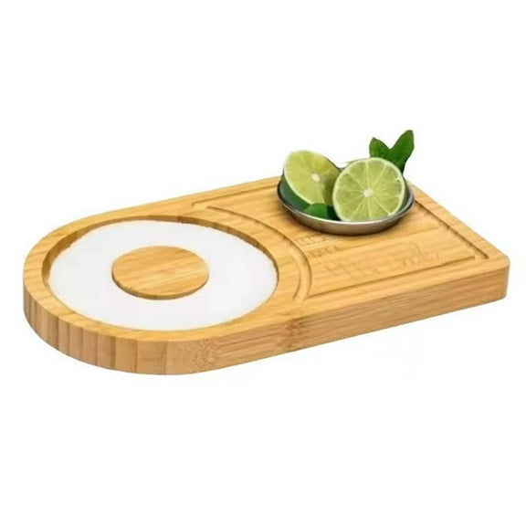 ACDANC Margarita Salt Rimmer Set,Bamboo Cocktail Set Margarita Gifts,Bar Tools Stylish Design Margarita Kit