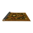 thumbnail image 2 of Ahgly Company Indoor Round Persian Yellow Traditional Area Rugs, 6' Round, 2 of 4