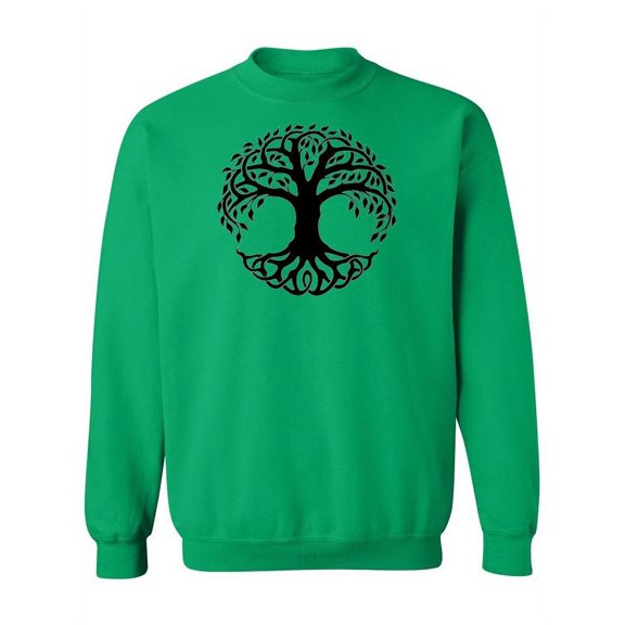 Ancient Celtic Tree Of Life. Sweatshirt Women -Image by Shutterstock, Female Medium