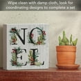 thumbnail image 2 of Highland Home "Noel" Freestanding Solid Wood Block Sign, 2 of 7