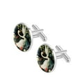 thumbnail image 2 of Swan Elegant Stainless Steel Men's Cufflinks for Business Attire, Weddings, and Special Occasions, 2 of 6