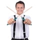 thumbnail image 4 of 1 par de baquetas antideslizantes de madera de arce con punta ovalada de banda de música 5A (verde) Likrtyny Accesorios para instrumentos musicales, 4 of 9
