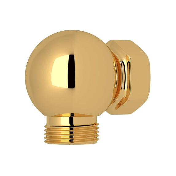 Perrin And Rowe U.5389 Exposed Shower Valve Outlet And Connector - Gold