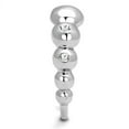 thumbnail image 4 of High polished (no plating) Stainless Steel Ring with AAA Grade CZ in Clear for Women Clear Stone Color Style TK3087 Size 6, 4 of 4