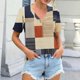 thumbnail image 2 of TaTaai Printed Tunic Soft Comfortable Women's Fashion V-Neck Short Sleeve Loose Casual Business Spring Summer 2026 Versatile Top Gift, 2 of 8