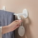 thumbnail image 5 of Perchero para Zapatillas de Baño, Ahorra Espacio de Pared, Instalación Adhesiva Sin Perforaciones, Plástico Duradero, Baño Ordenado y Fácil de Limpiar, Tamaño 46,5 X 7,5 X 4 Cm, 5 of 6