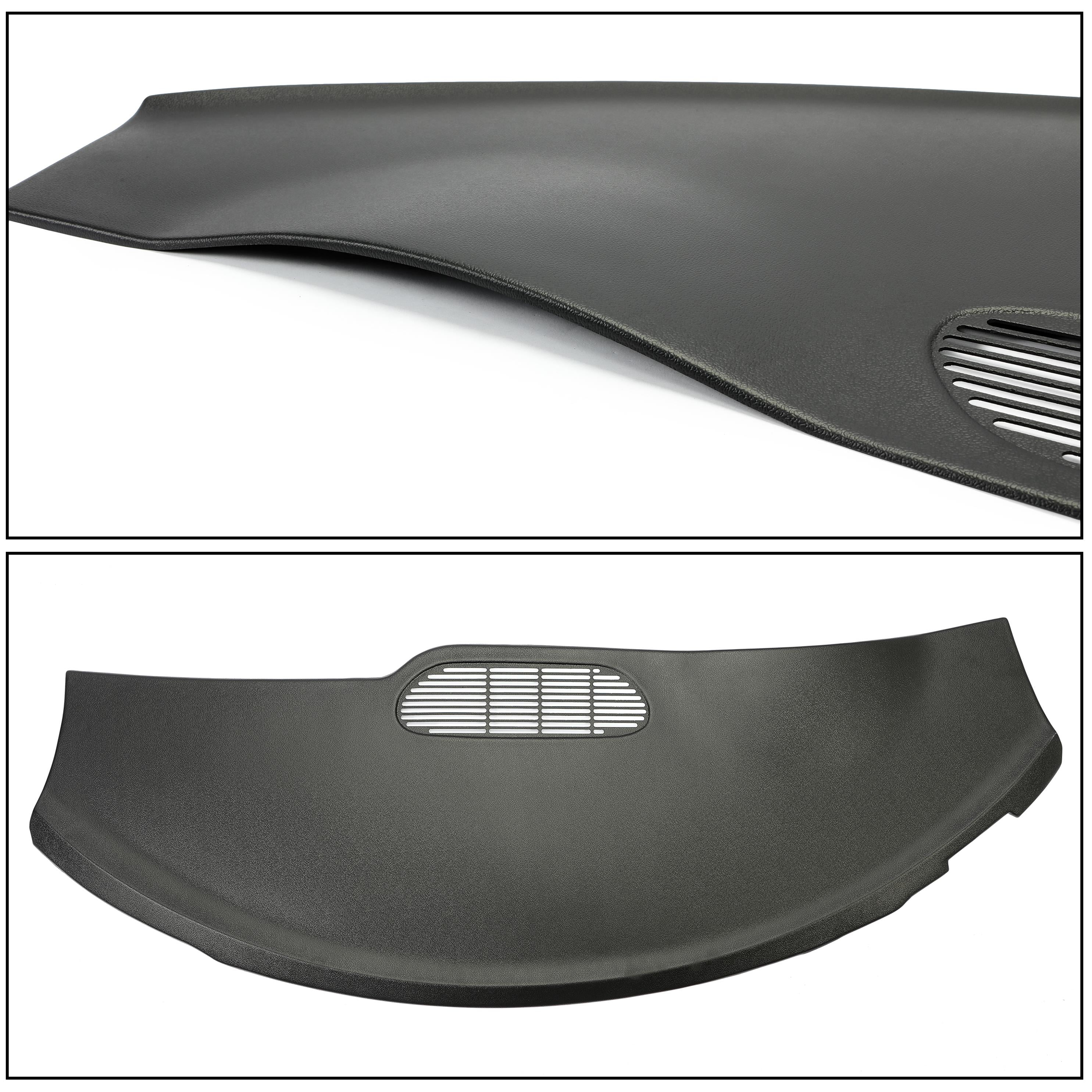 Kojem Molded Dash Cover w/Defrost Louvers Instrument Panel Board Bezel Cap Overlay Replace for 1997-2002 Camaro / Pontiac Firebird - Black