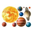 thumbnail image 2 of 2PCS Cartoon Animals World Map Wall Stickers DIY Wallpaper with Solar System Planet Wall Stickers, 2 of 10