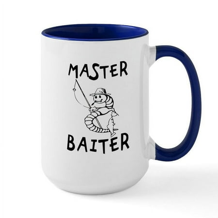 

CafePress - Master Baiter Large Mug - 15 oz Ceramic Large Mug