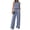 Grey Blue, variant on Two Piece Sets for Women Summer Outfits Lounge Sets Mock Neck Tops Wide Leg Pants Travel Fashion Clothing